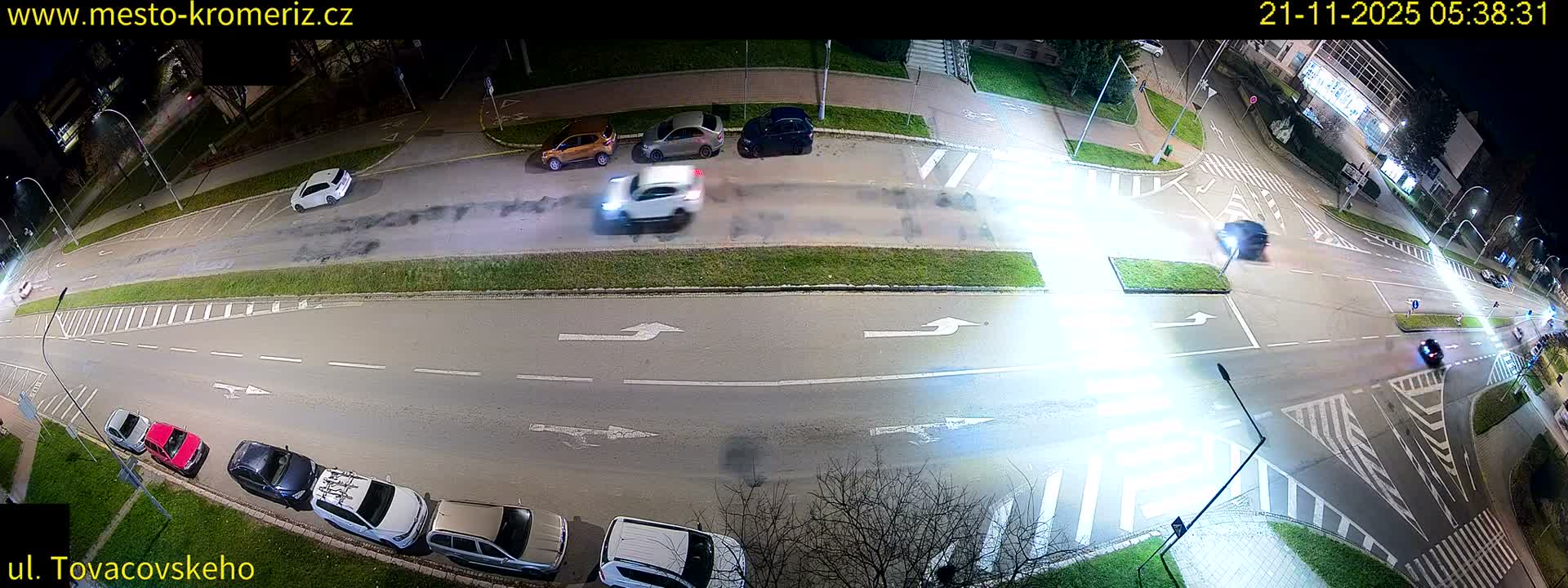 Kroměříž , Tovačovského Junction Live Cam - Kromeriz, Zlin, Czechia