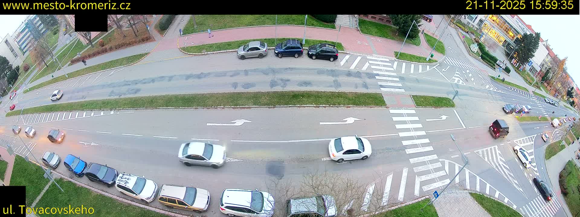 Kroměříž , Tovačovského Junction Live Cam - Kromeriz, Zlin, Czechia
