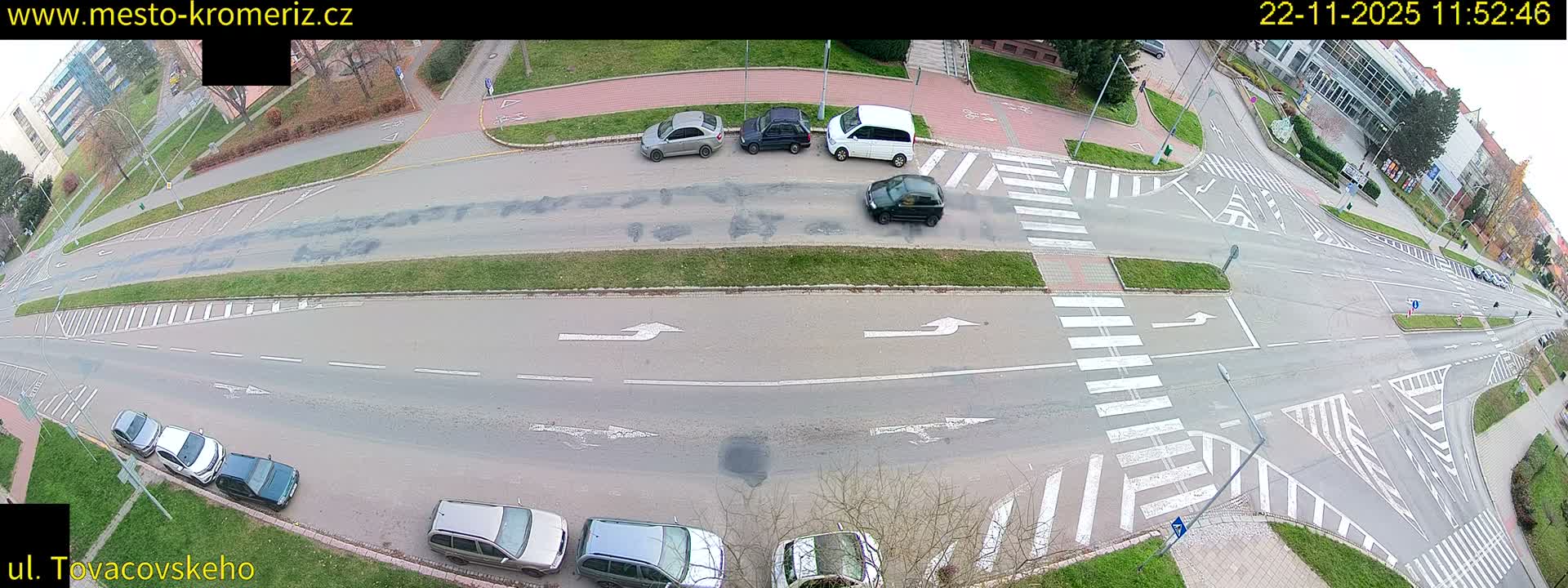 Kroměříž , Tovačovského Junction Live Cam - Kromeriz, Zlin, Czechia
