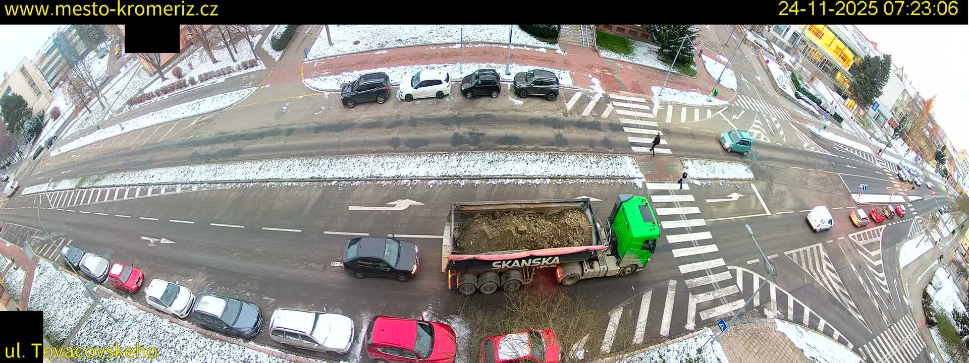 Kroměříž , Tovačovského Junction Live Cam - Kromeriz, Zlin, Czechia