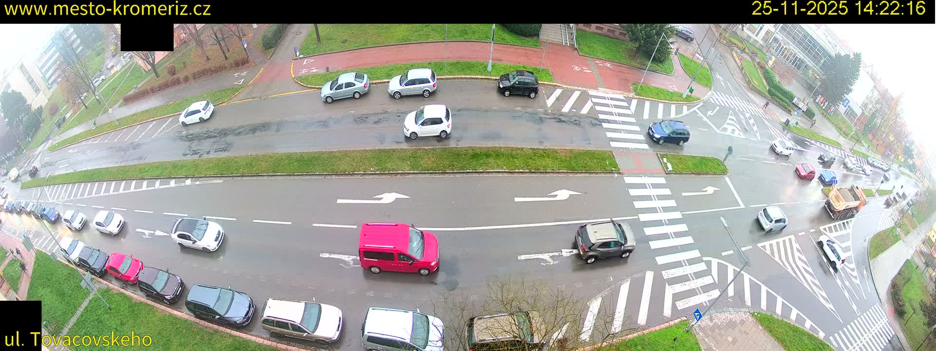 Kroměříž , Tovačovského Junction Live Cam - Kromeriz, Zlin, Czechia