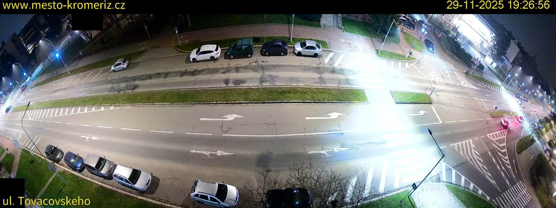 Kroměříž , Tovačovského Junction Live Cam - Kromeriz, Zlin, Czechia