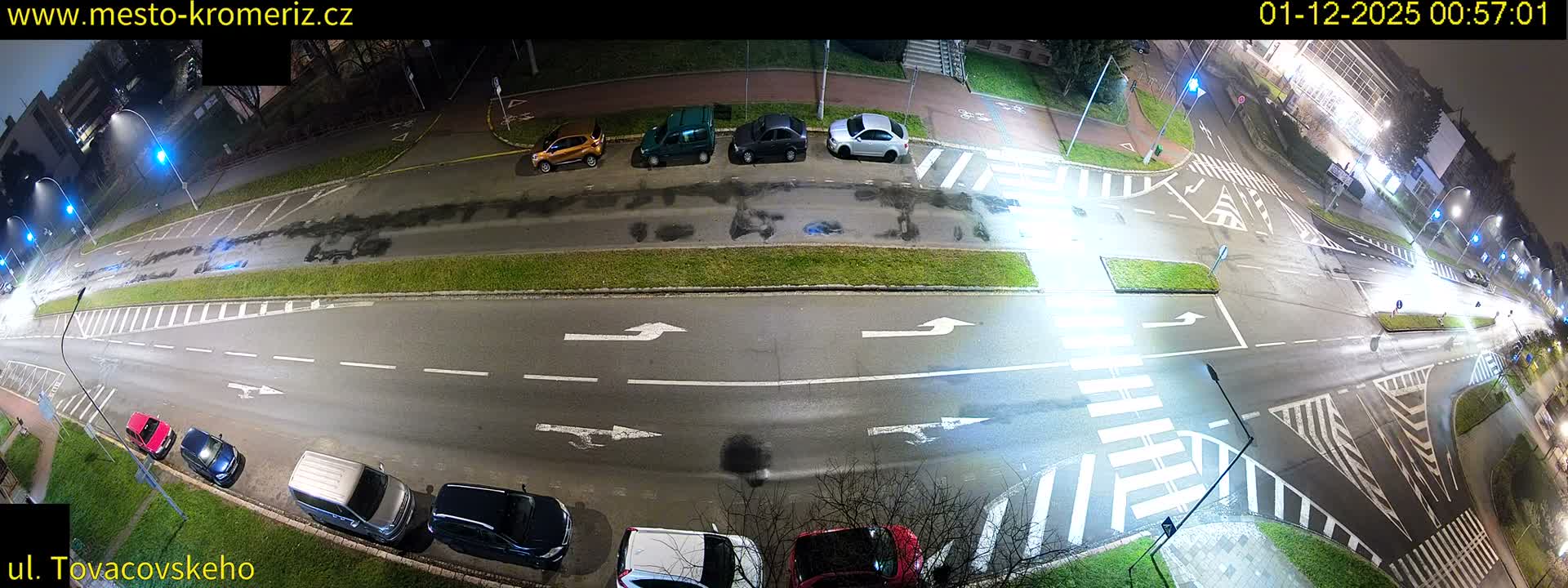 Kroměříž , Tovačovského Junction Live Cam - Kromeriz, Zlin, Czechia