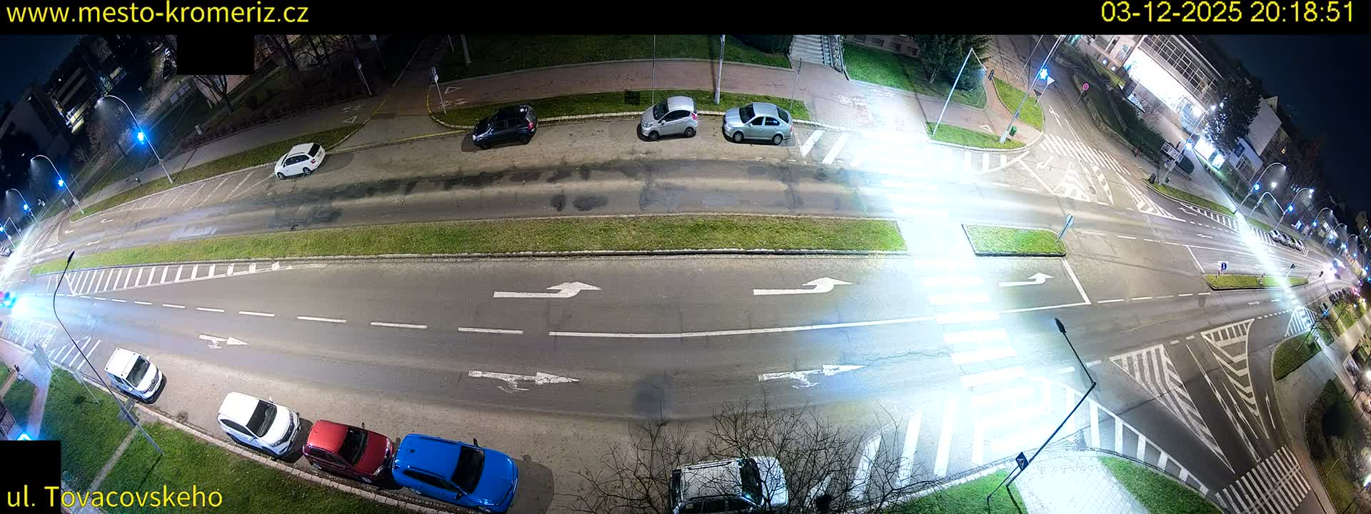 Kroměříž , Tovačovského Junction Live Cam - Kromeriz, Zlin, Czechia