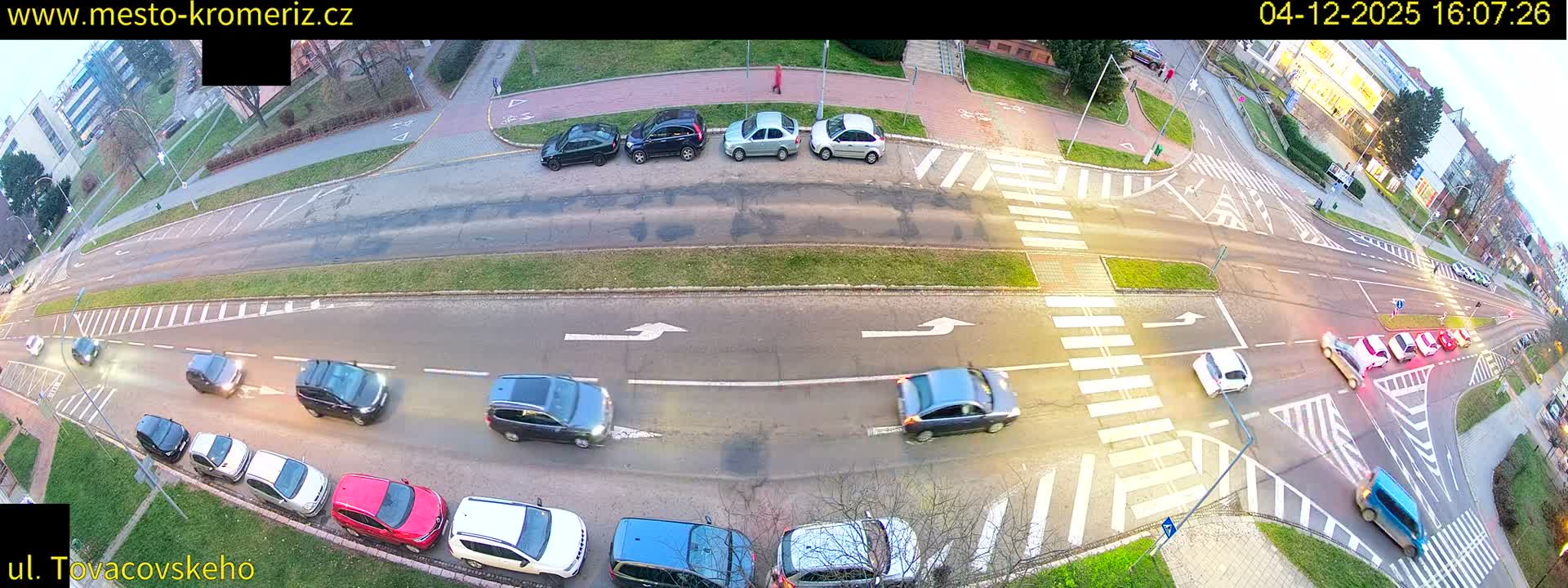 Kroměříž , Tovačovského Junction Live Cam - Kromeriz, Zlin, Czechia