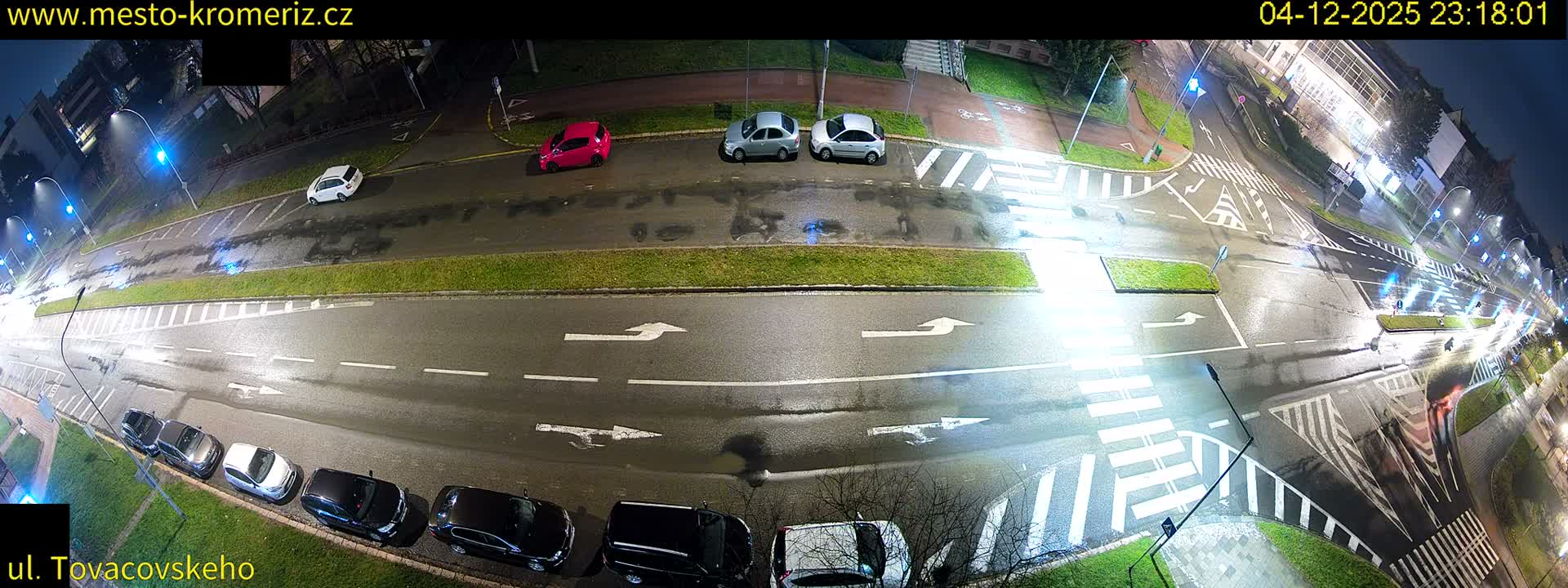 Kroměříž , Tovačovského Junction Live Cam - Kromeriz, Zlin, Czechia