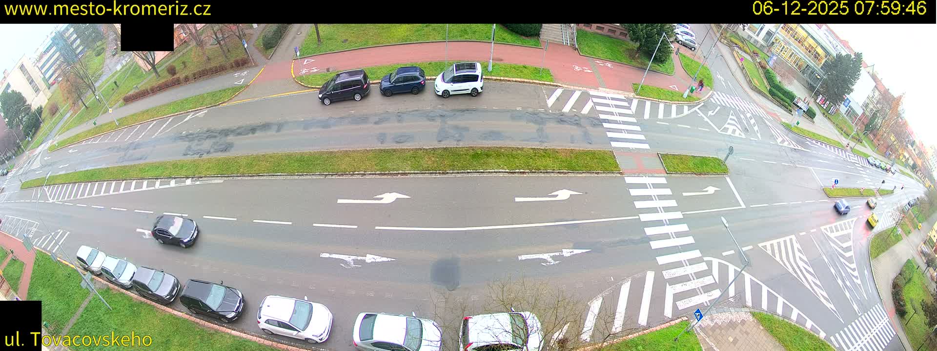 Kroměříž , Tovačovského Junction Live Cam - Kromeriz, Zlin, Czechia