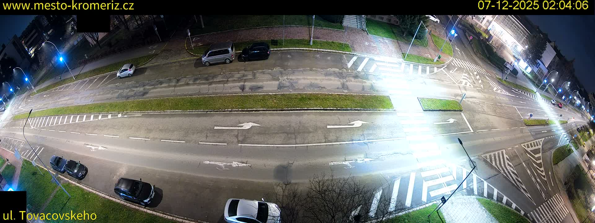 Kroměříž , Tovačovského Junction Live Cam - Kromeriz, Zlin, Czechia