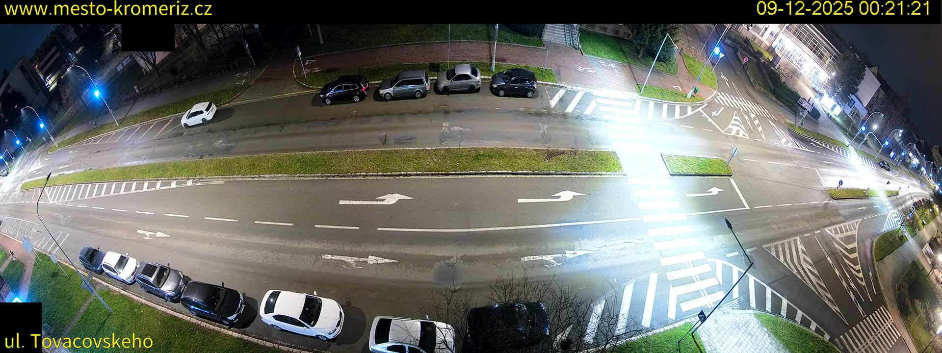 Kroměříž , Tovačovského Junction Live Cam - Kromeriz, Zlin, Czechia