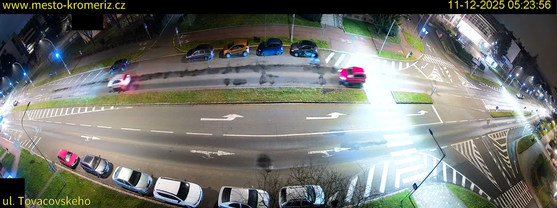 Kroměříž , Tovačovského Junction Live Cam - Kromeriz, Zlin, Czechia