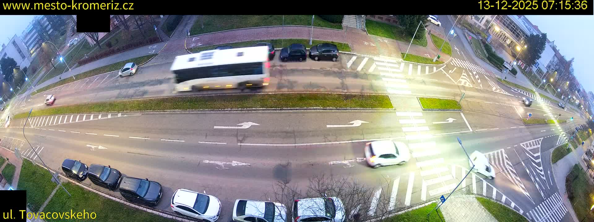 Kroměříž , Tovačovského Junction Live Cam - Kromeriz, Zlin, Czechia