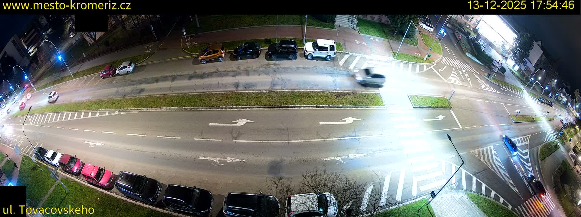 Kroměříž , Tovačovského Junction Live Cam - Kromeriz, Zlin, Czechia
