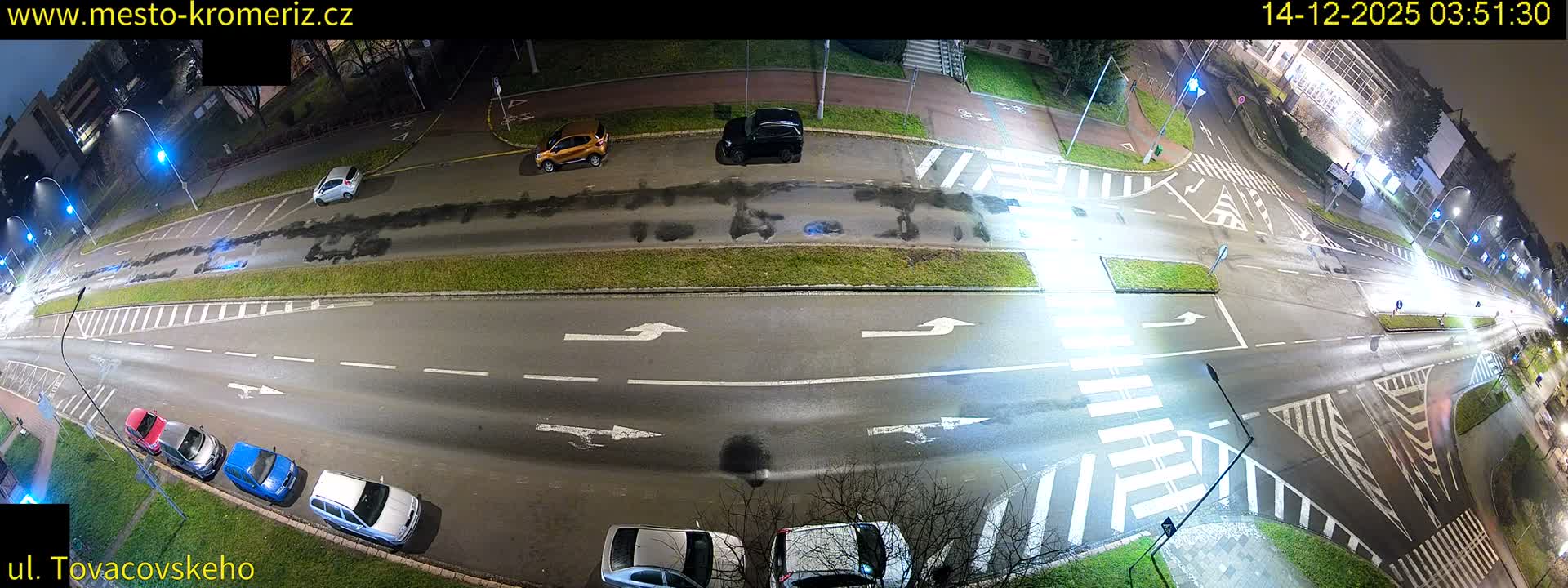 Kroměříž , Tovačovského Junction Live Cam - Kromeriz, Zlin, Czechia