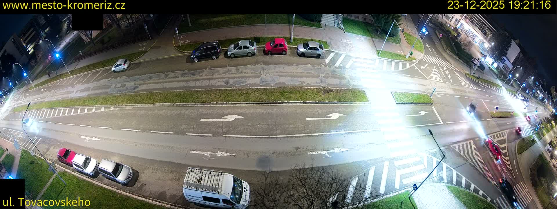 Kroměříž , Tovačovského Junction Live Cam - Kromeriz, Zlin, Czechia