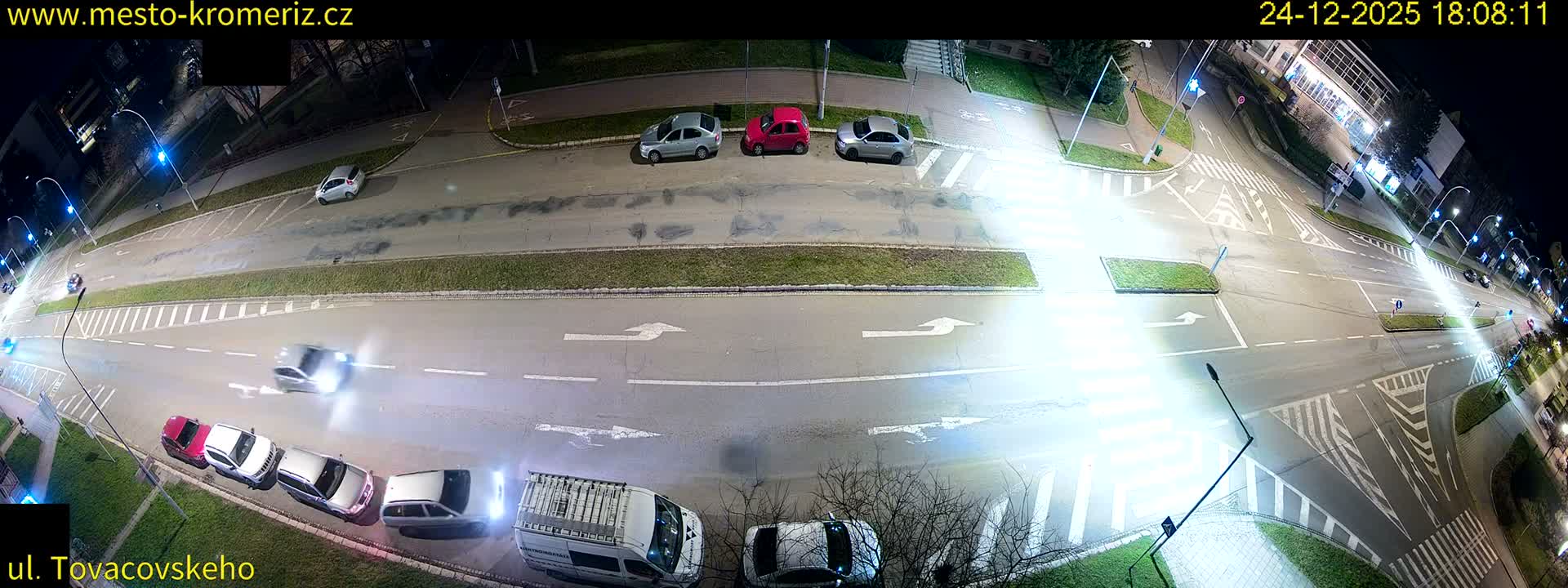 Kroměříž , Tovačovského Junction Live Cam - Kromeriz, Zlin, Czechia