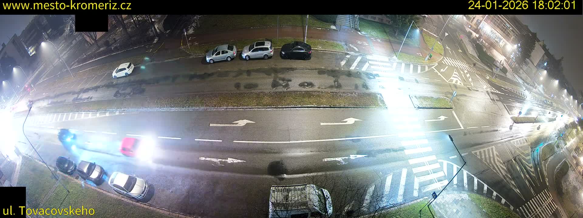 Kroměříž , Tovačovského Junction Live Cam - Kromeriz, Zlin, Czechia