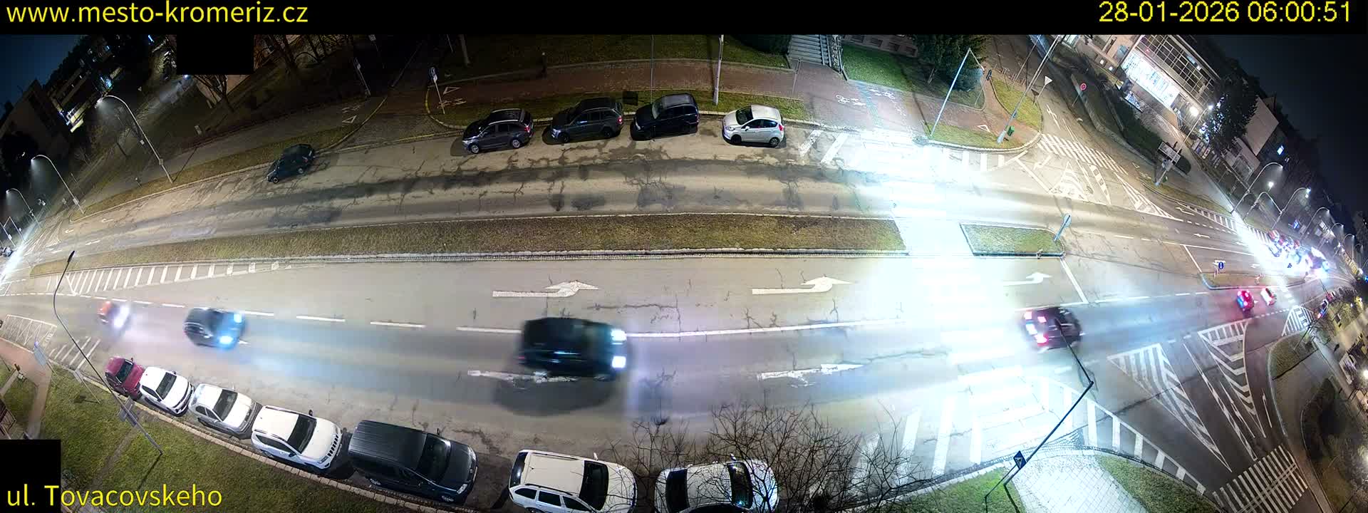 Kroměříž , Tovačovského Junction Live Cam - Kromeriz, Zlin, Czechia