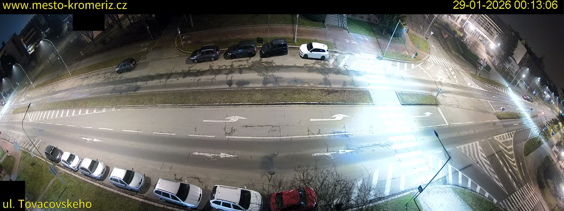 Kroměříž , Tovačovského Junction Live Cam - Kromeriz, Zlin, Czechia