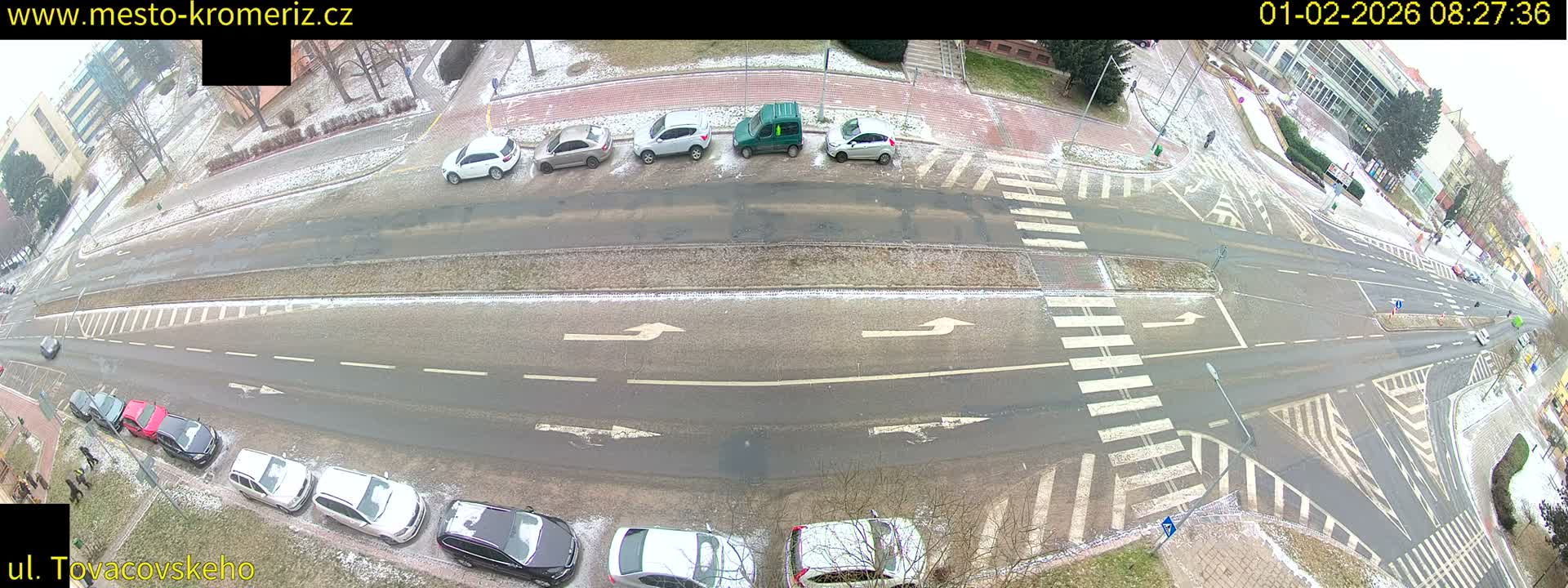 Kroměříž , Tovačovského Junction Live Cam - Kromeriz, Zlin, Czechia