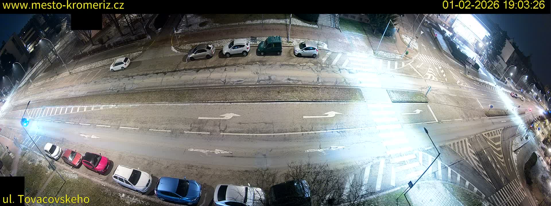 Kroměříž , Tovačovského Junction Live Cam - Kromeriz, Zlin, Czechia