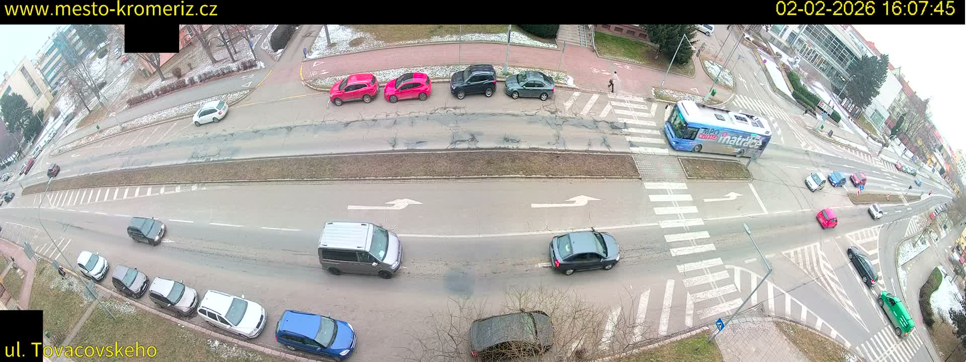 Kroměříž , Tovačovského Junction Live Cam - Kromeriz, Zlin, Czechia