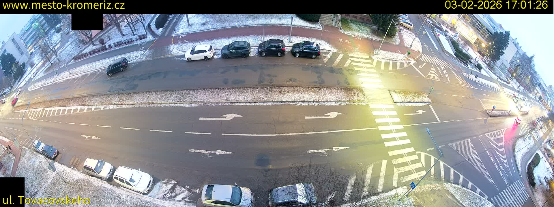Kroměříž , Tovačovského Junction Live Cam - Kromeriz, Zlin, Czechia