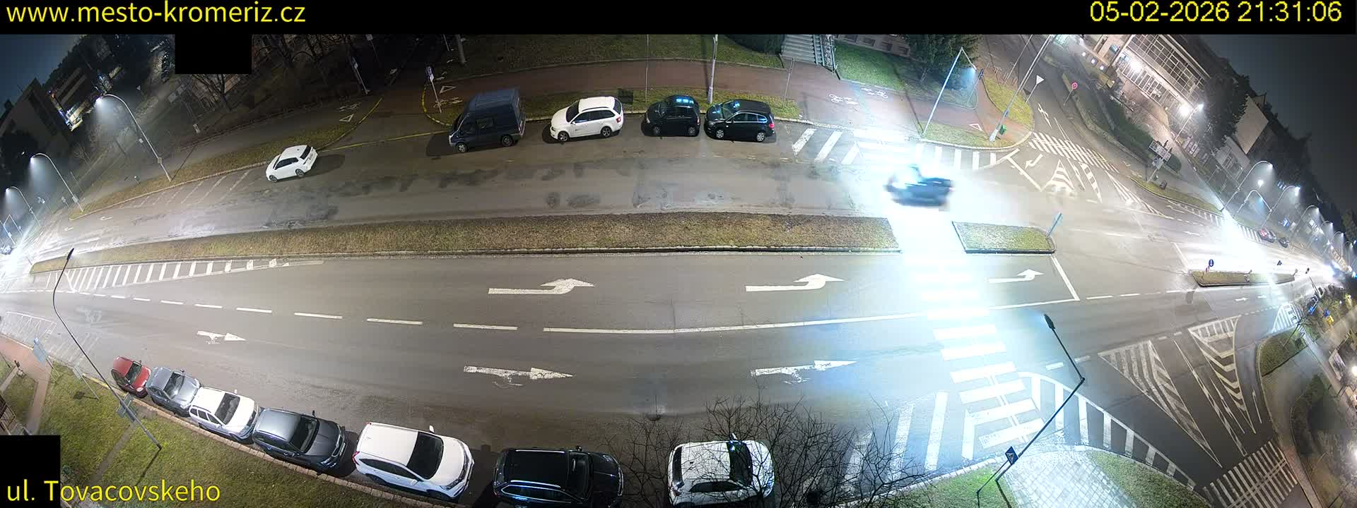 Kroměříž , Tovačovského Junction Live Cam - Kromeriz, Zlin, Czechia
