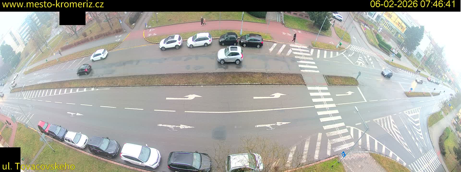 Kroměříž , Tovačovského Junction Live Cam - Kromeriz, Zlin, Czechia