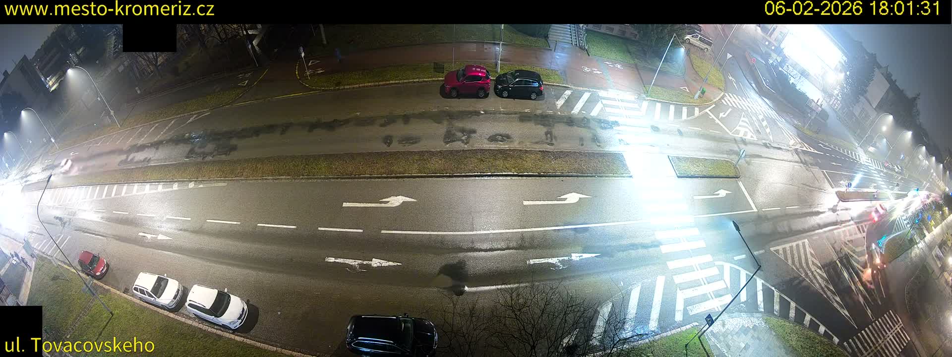 Kroměříž , Tovačovského Junction Live Cam - Kromeriz, Zlin, Czechia