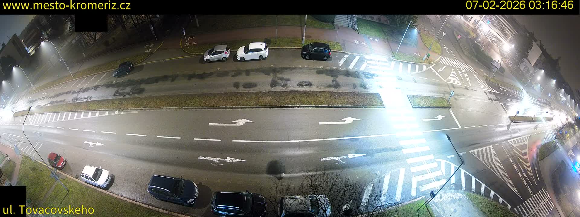 Kroměříž , Tovačovského Junction Live Cam - Kromeriz, Zlin, Czechia
