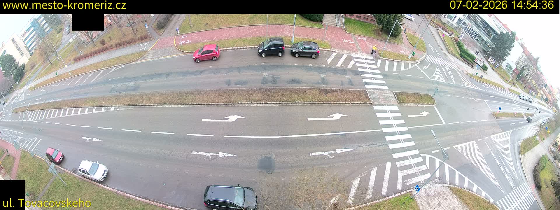 Kroměříž , Tovačovského Junction Live Cam - Kromeriz, Zlin, Czechia