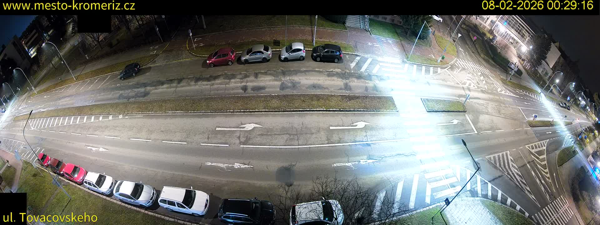 Kroměříž , Tovačovského Junction Live Cam - Kromeriz, Zlin, Czechia