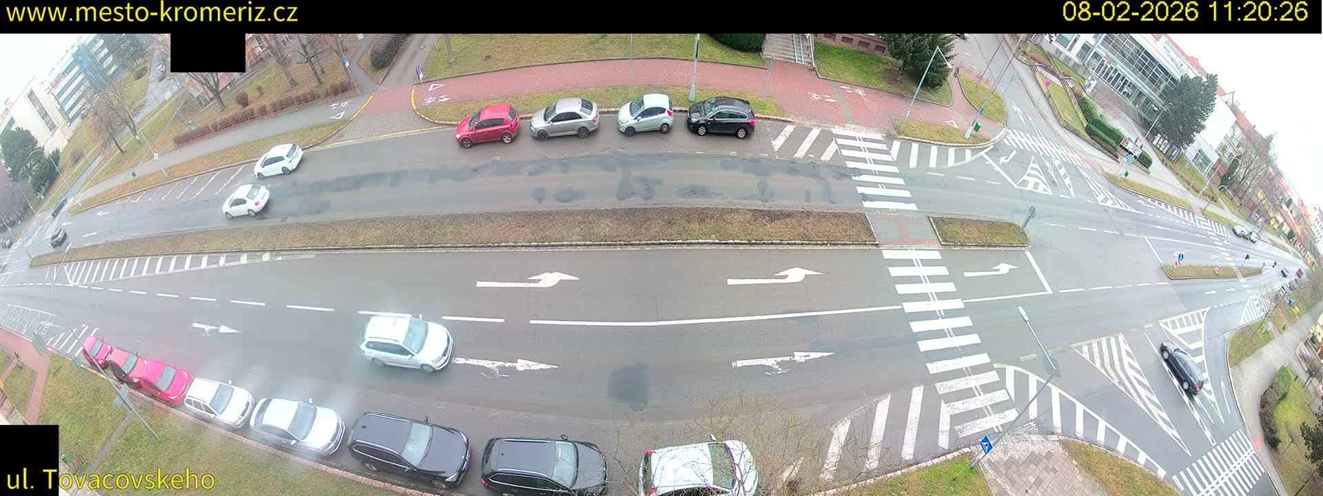 Kroměříž , Tovačovského Junction Live Cam - Kromeriz, Zlin, Czechia