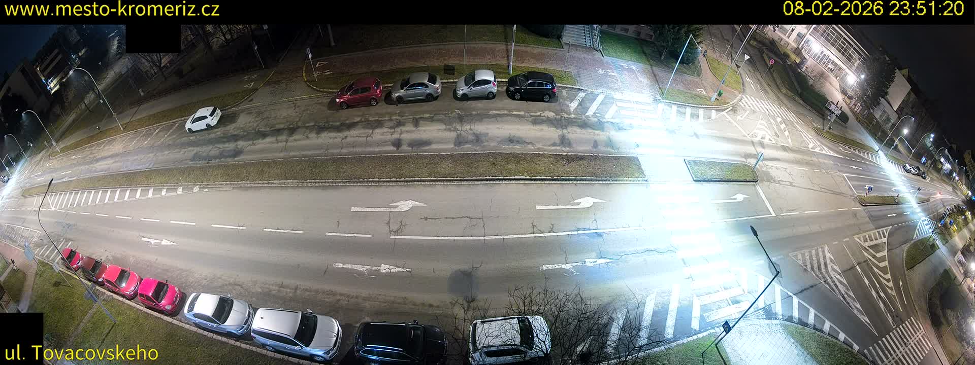 Kroměříž , Tovačovského Junction Live Cam - Kromeriz, Zlin, Czechia
