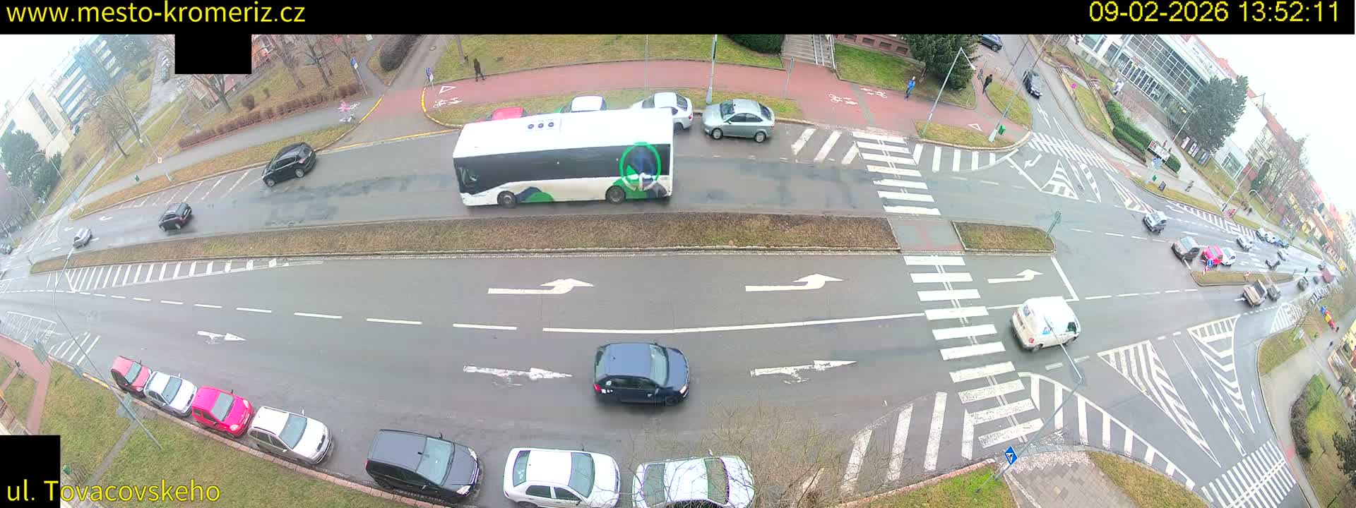 Kroměříž , Tovačovského Junction Live Cam - Kromeriz, Zlin, Czechia