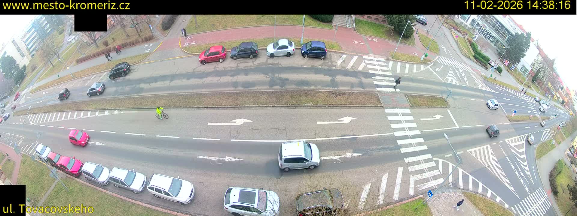 Kroměříž , Tovačovského Junction Live Cam - Kromeriz, Zlin, Czechia