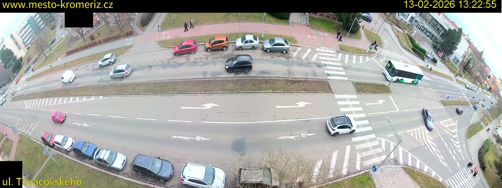 Kroměříž , Tovačovského Junction Live Cam - Kromeriz, Zlin, Czechia