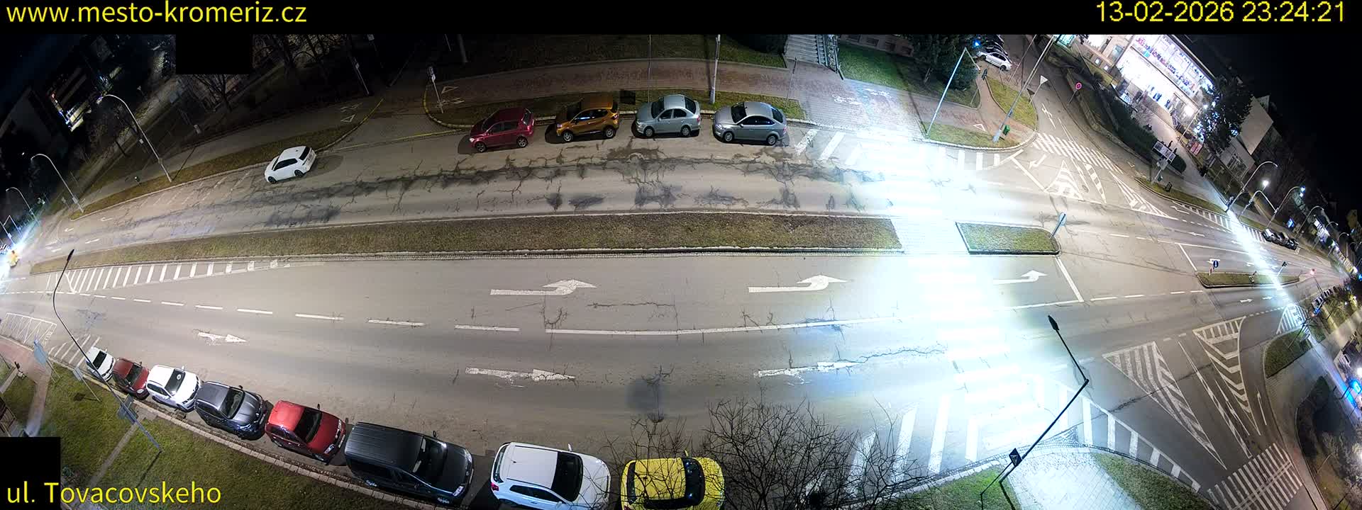 Kroměříž , Tovačovského Junction Live Cam - Kromeriz, Zlin, Czechia