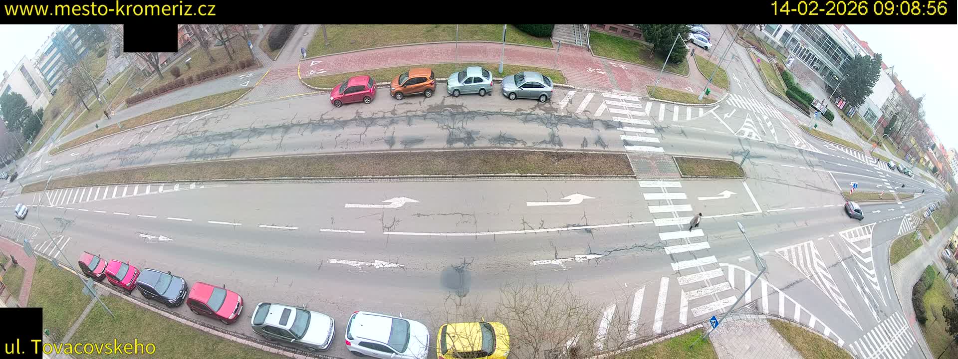 Kroměříž , Tovačovského Junction Live Cam - Kromeriz, Zlin, Czechia