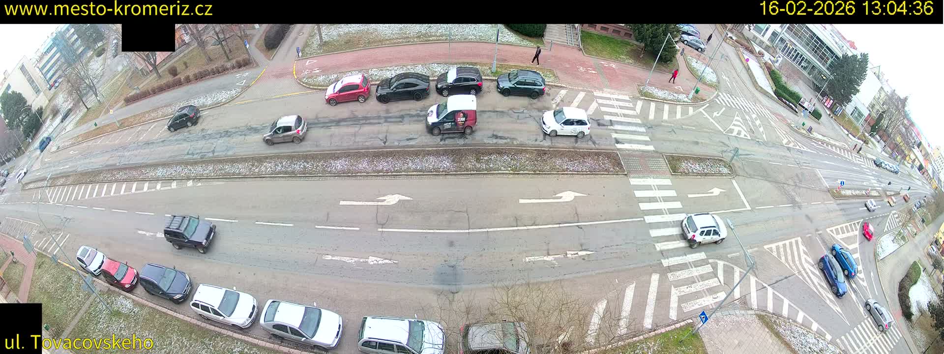 Kroměříž , Tovačovského Junction Live Cam - Kromeriz, Zlin, Czechia