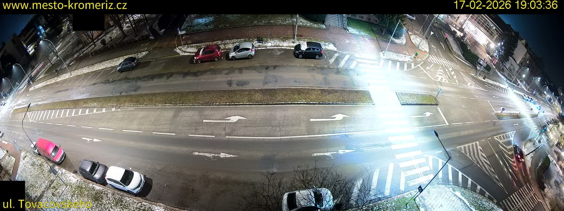 Kroměříž , Tovačovského Junction Live Cam - Kromeriz, Zlin, Czechia