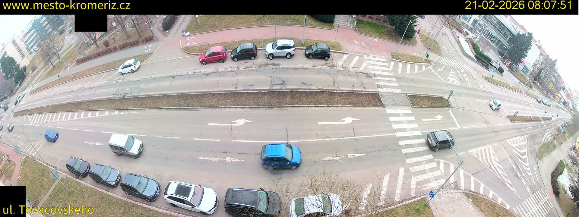 Kroměříž , Tovačovského Junction Live Cam - Kromeriz, Zlin, Czechia