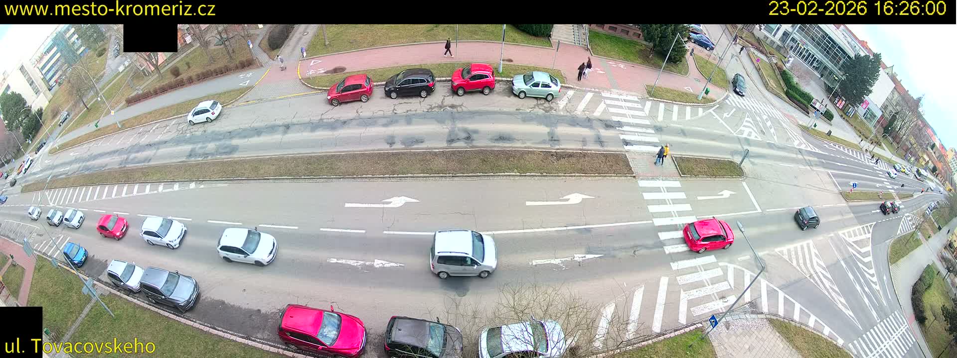 Kroměříž , Tovačovského Junction Live Cam - Kromeriz, Zlin, Czechia
