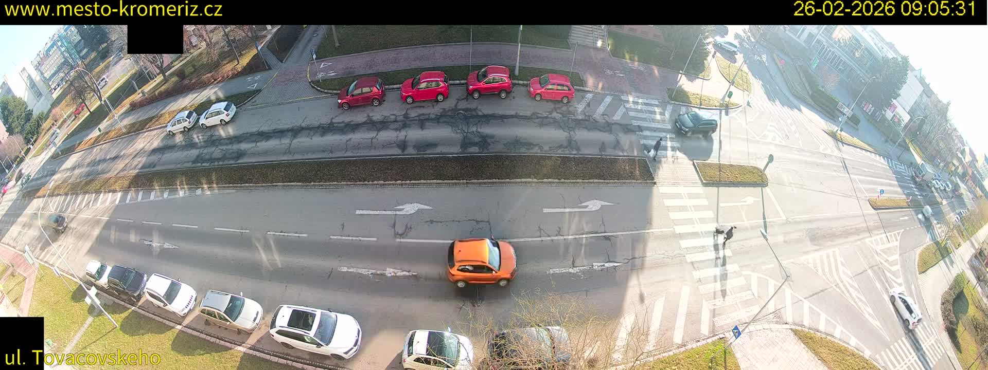 Kroměříž , Tovačovského Junction Live Cam - Kromeriz, Zlin, Czechia