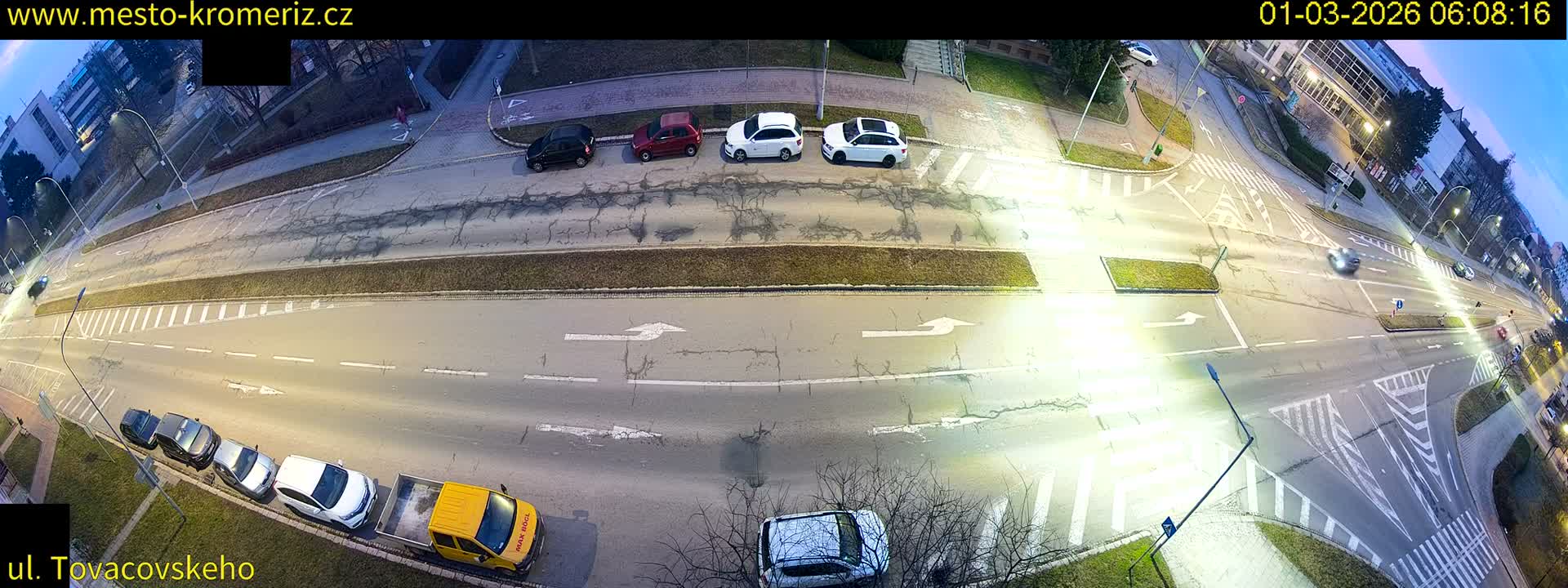 Kroměříž , Tovačovského Junction Live Cam - Kromeriz, Zlin, Czechia