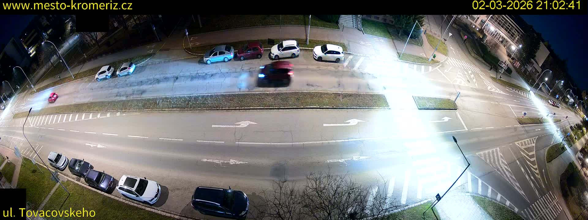Kroměříž , Tovačovského Junction Live Cam - Kromeriz, Zlin, Czechia