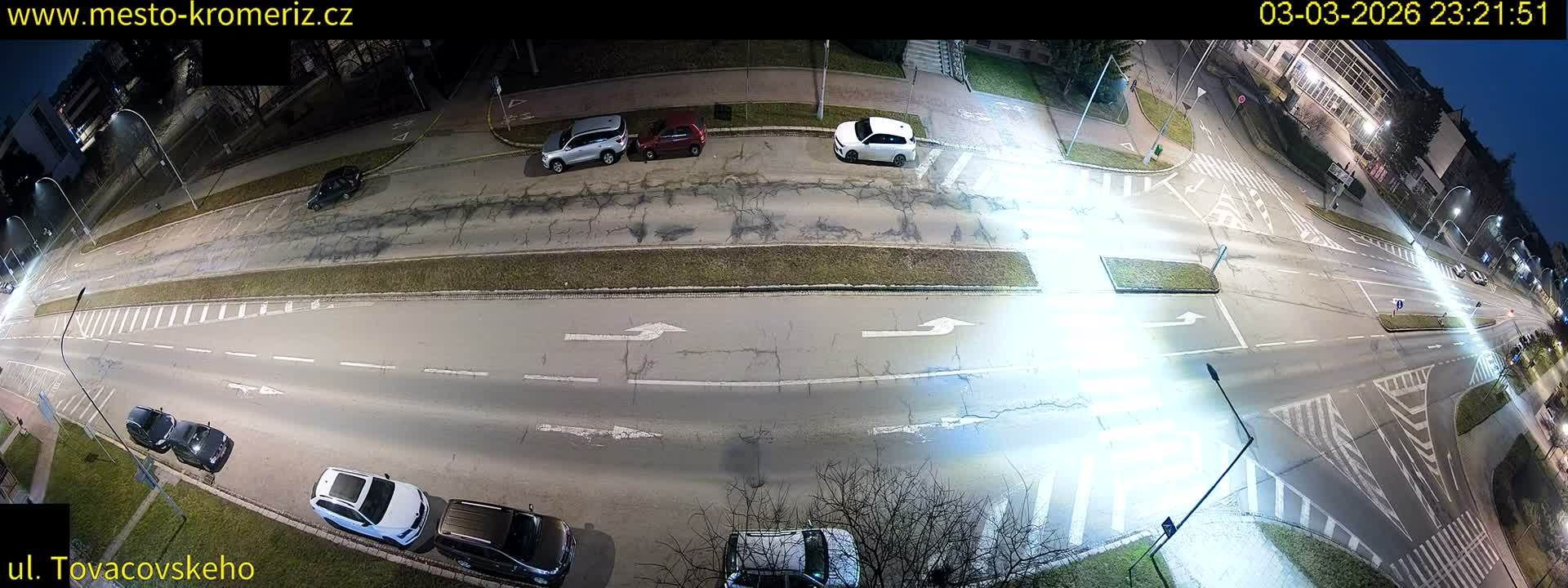 Kroměříž , Tovačovského Junction Live Cam - Kromeriz, Zlin, Czechia