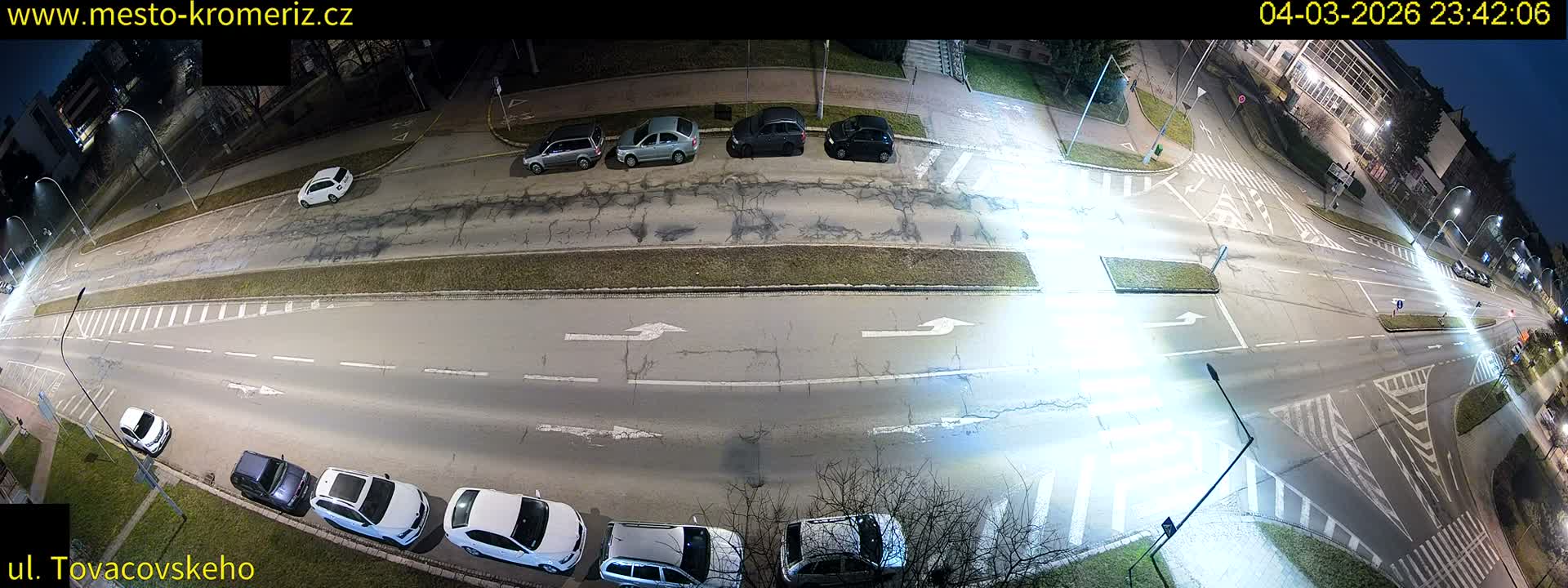 Kroměříž , Tovačovského Junction Live Cam - Kromeriz, Zlin, Czechia