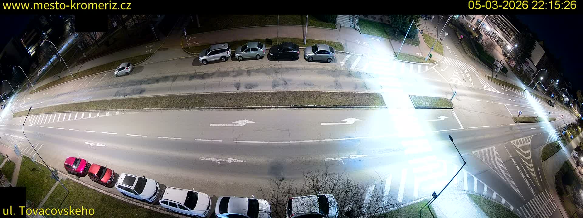 Kroměříž , Tovačovského Junction Live Cam - Kromeriz, Zlin, Czechia