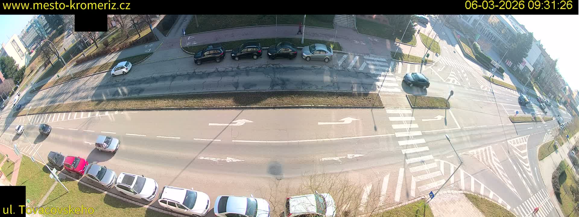 Kroměříž , Tovačovského Junction Live Cam - Kromeriz, Zlin, Czechia